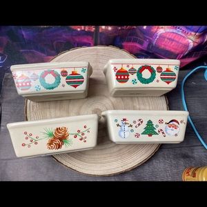 Garden Ridge Holiday Loaf pan set of 4
